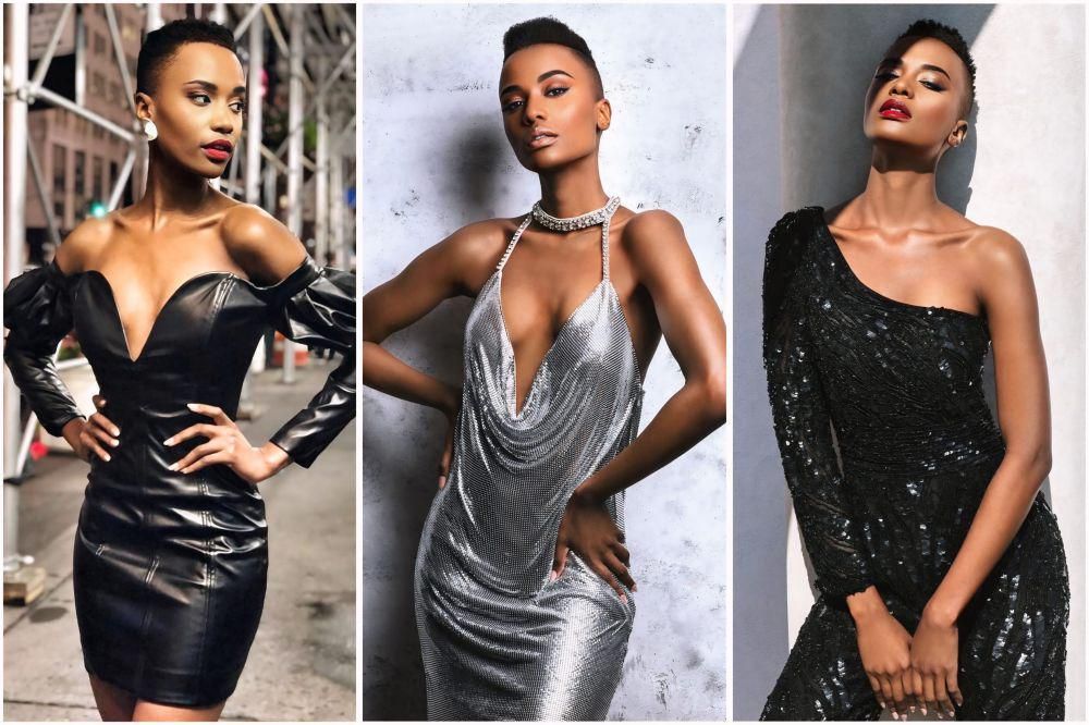 8 Ide Glossy Outfit ala Zozibini Tunzi, So Shining di Kulit Tan!