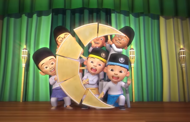 cuplikan episode Upin Ipin Alunan Ramadhan (youtube.com/Les' Copaque Production)