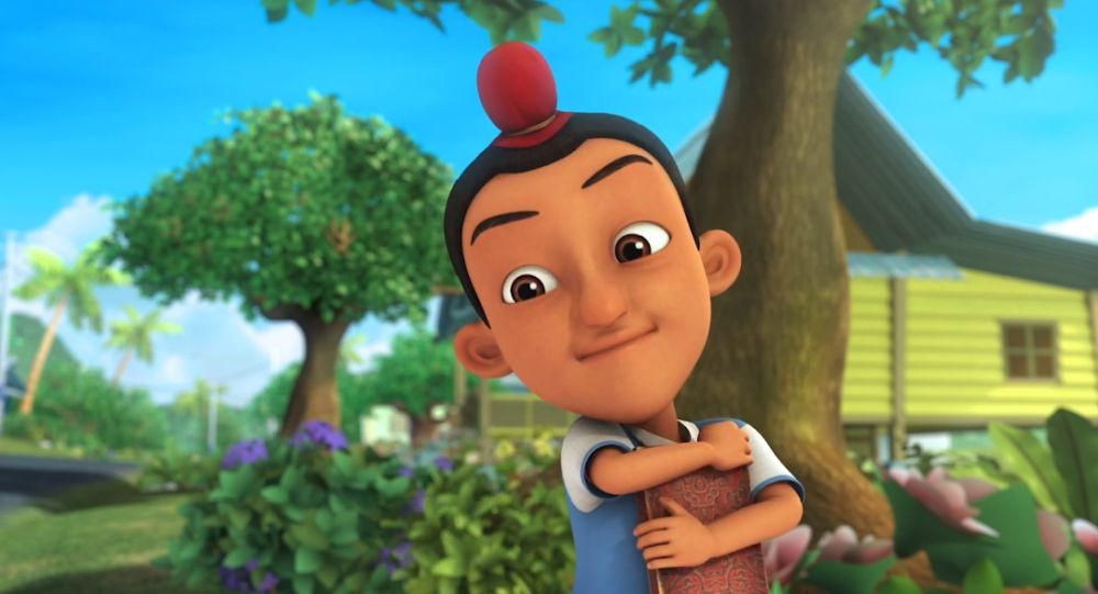 cuplikan adegan Jarjit di Upin & Ipin (dok. Les Copaque' Production/Upin Ipin)