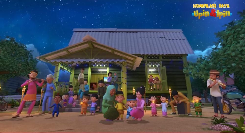 foto Lebaran Kampung Durian Runtuh (youtube.com/Les' Copaque Production)