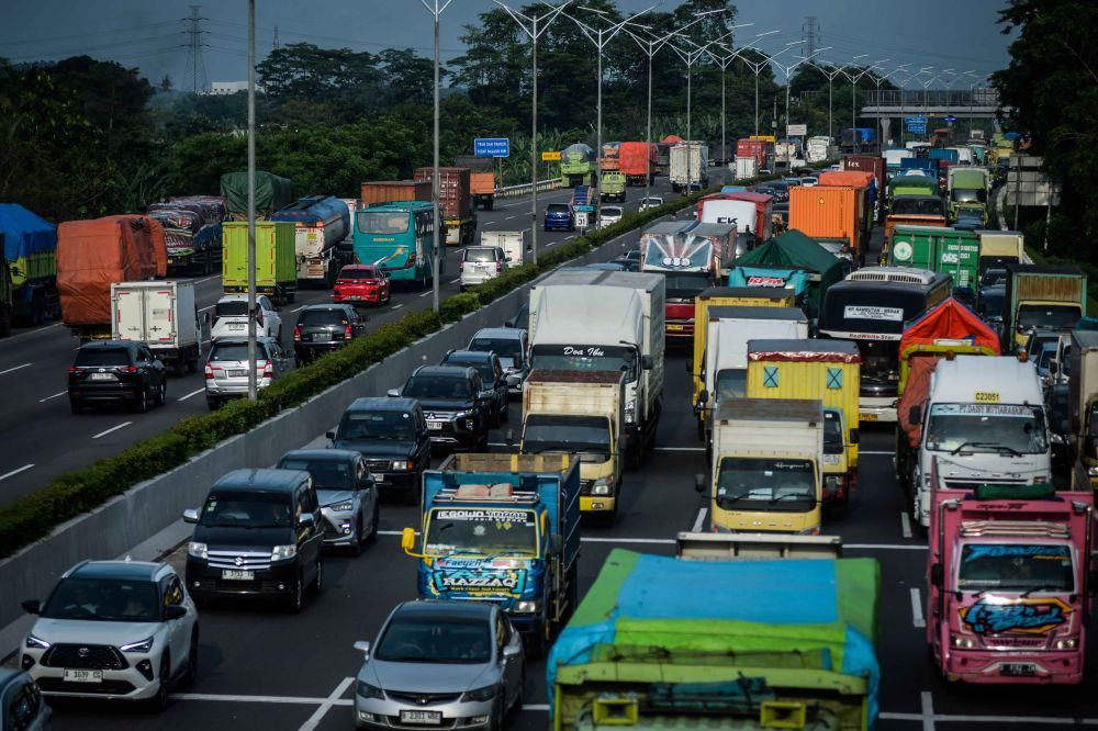 462.023 Kendaraan Melintas di Tol Tangerak-Merak Saat Libur 1 Muharam