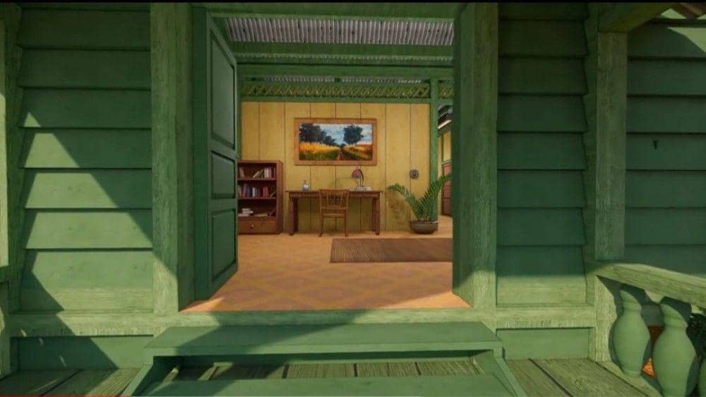 Rumah panggung Upin dan Ipin di Kampung Durian Runtuh (dok. Les' Copaque Production/Upin&Ipin)