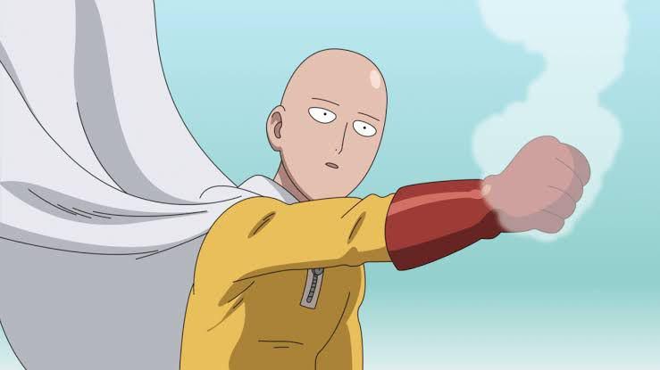Cuplikan karakter Saitama di anime One Punc Man (dok. Madhouse/ One Punch Man)
