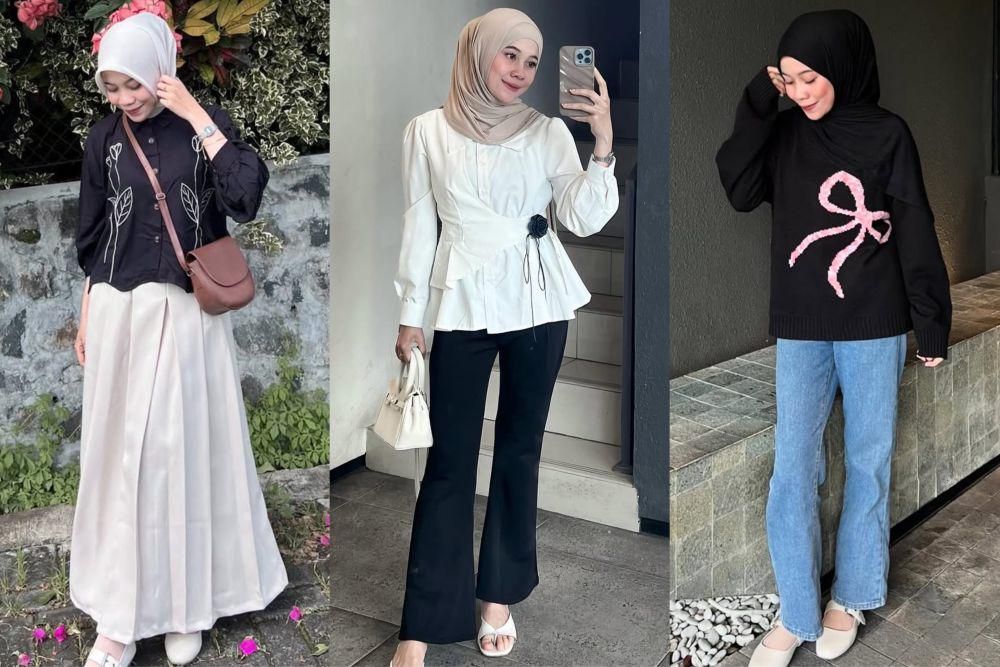 8 Ide OOTD Playful Nuansa Hitam ala Nabillah Mei, Bold tapi Cheerful!