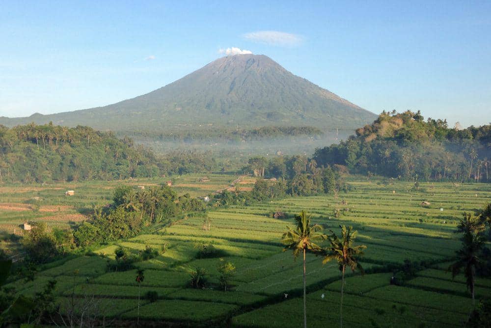 panorama Gunung Agung di Kabupaten Karangasem (dok.pribadi/Natalia Indah)