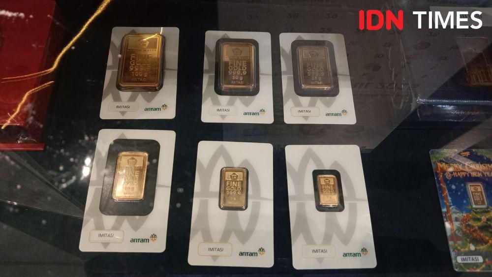 Harga Emas Antam Turun Rp6 Ribu, Ini Rinciannya