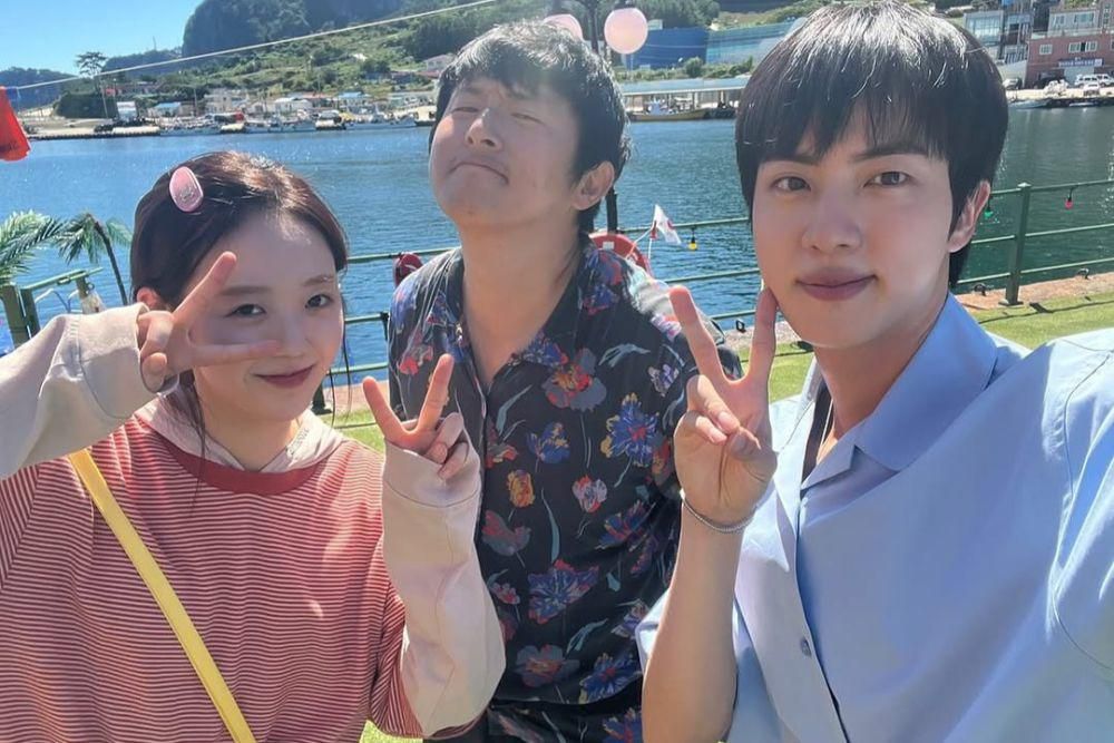 potret Kian48, Jin dan Ji Ye Eun di balik layar (instagram.com/y_eunniii)