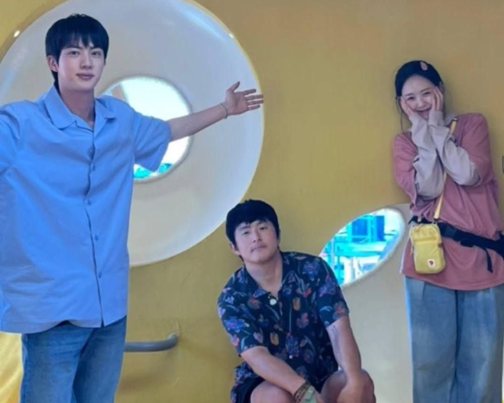 potret Kian48, Jin dan Ji Ye Eun di balik layar (instagram.com/khmnim1513)