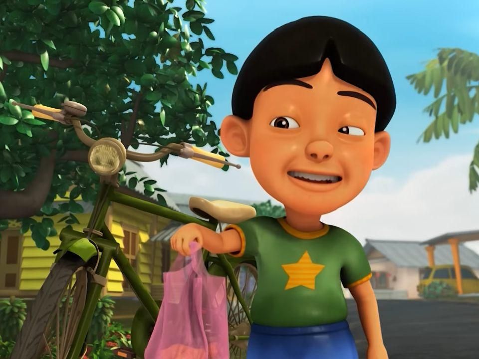 Mail mencoba menyuap Upin dan Ipin (dok. Les' Copaque Production/Upin & Ipin)