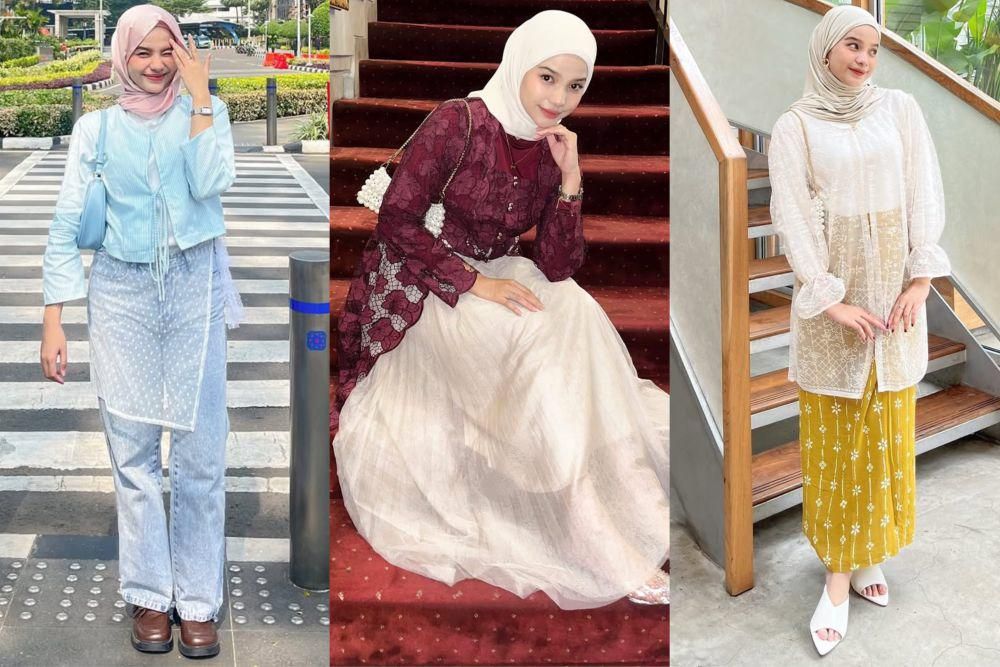 7 Ide Styling Lace buat OOTD Kondangan ala Sheren Avinka, Curi Atensi!