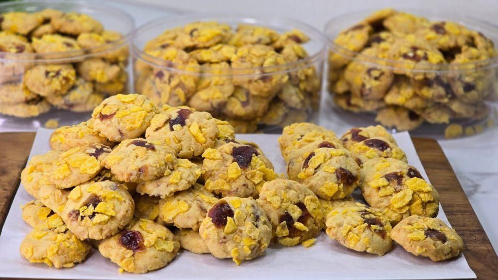 Resep Cookies Kurma Cornflakes yang Renyah dan Lumer di Mulut