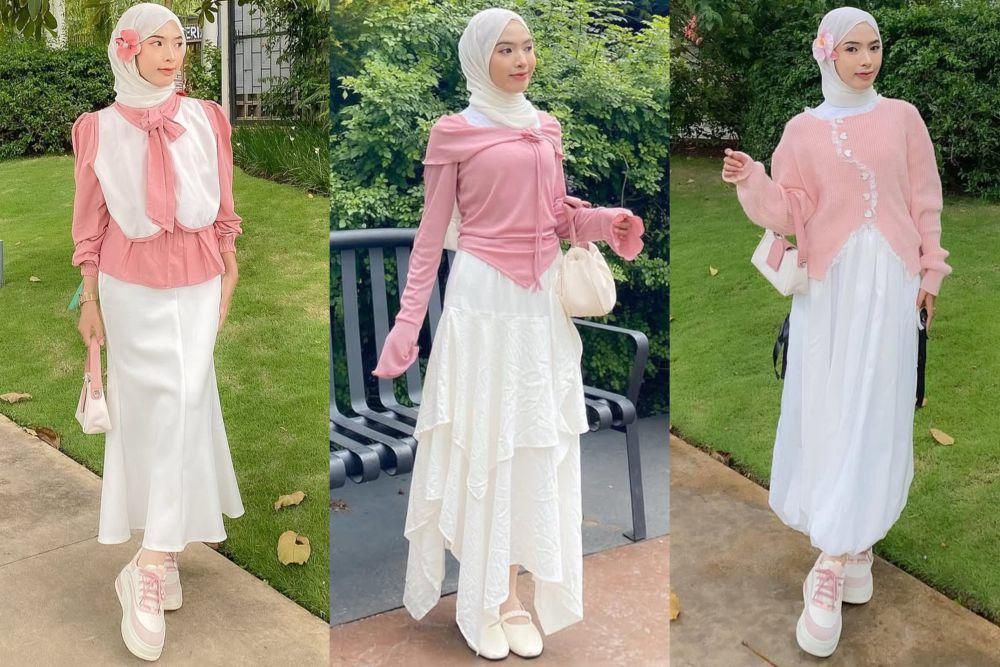 7 Ide OOTD Nuansa Pink buat Anak Remaja ala Indriyani, Playful and Cheerful!
