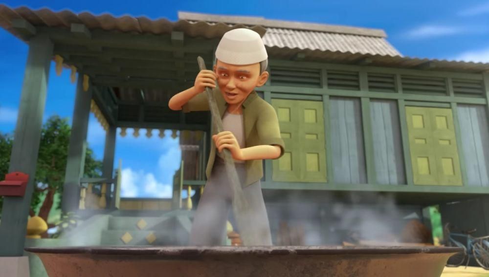 Tok Dalang di serial kartun Upin dan Ipin (youtube.com/Les' Copaque Production)