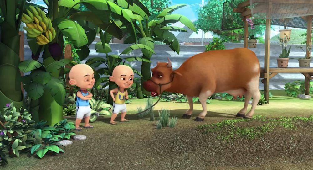 Upin dan Ipin tolong Sapy (youtube.com/Les' Copaque Production)