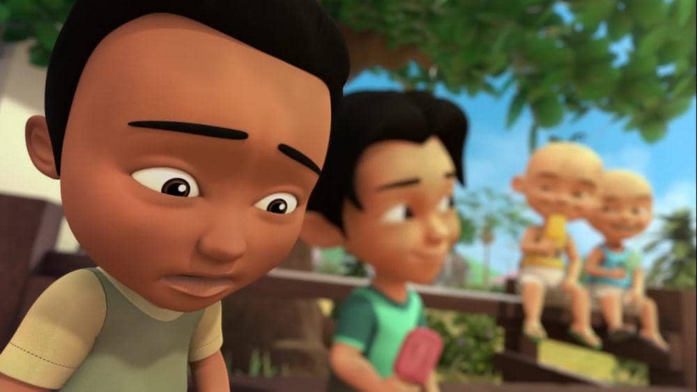 Ijat di serial kartun Upin dan Ipin (youtube.com/Les' Copaque Production)