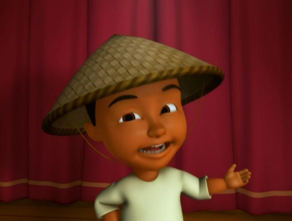 Ijat di serial kartun Upin dan Ipin (youtube.com/Les' Copaque Production)