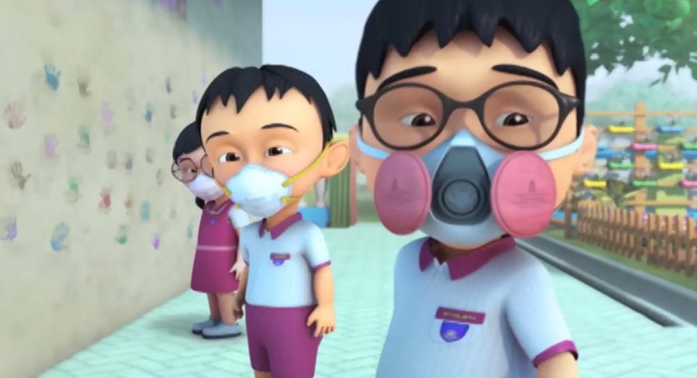 barang Ehsan dari ayahnya (youtube.com/Les' Copaque Production)