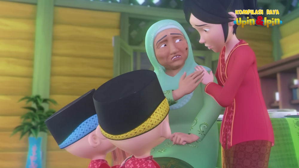 cuplikan keluarga Upin dan Ipin di hari raya (dok. Les' Copaque/Upin dan Ipin)