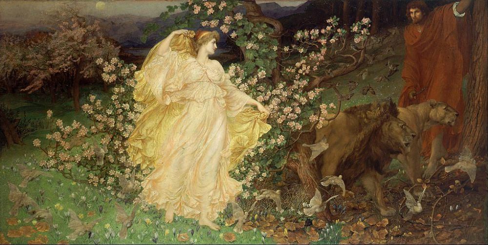 lukisan Venus and Anchises yang menggambarkan Aphrodite (William Blake Richmond/Wikimedia Commons)