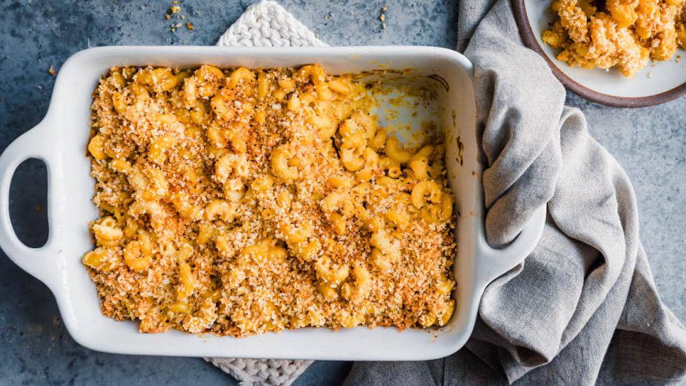 ilustrasi tofu mac and cheese (youtube.com/Rainbow Plant Life)