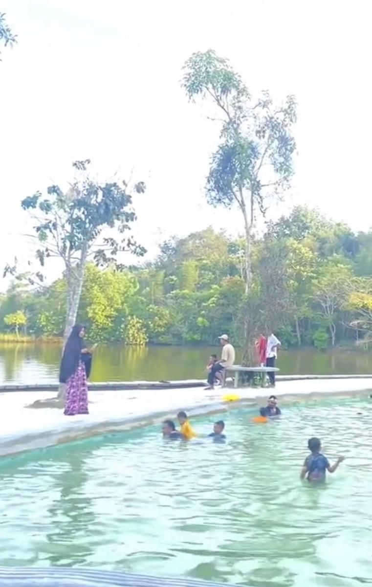 Wisata alam Tampi Air Mesu Bangka Tengah (dok pribadi/Cici Nasya Nita)