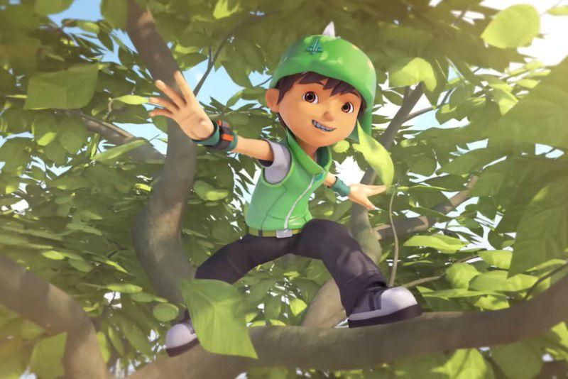 cuplikan BoBoiBoy daun (dok. Monsta/BoBoiBoy)