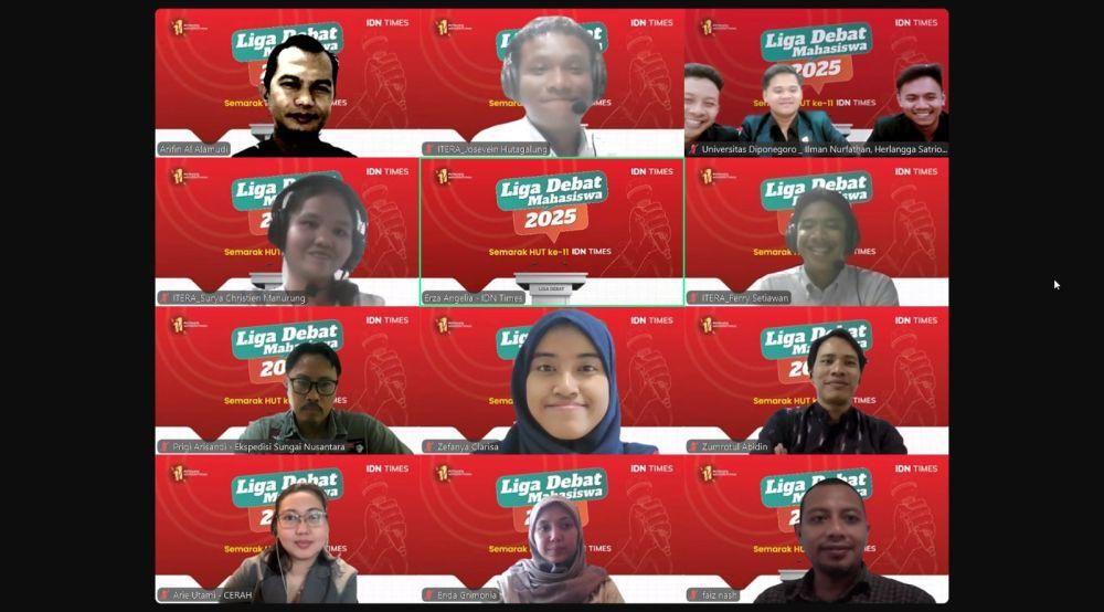 Kerja Kolektif Panitia Regional Sukseskan Liga Debat Mahasiswa IDN Times 2025
