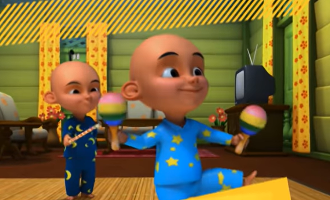 cuplikan episode Upin Ipin Boria Suka Suka (youtube.com/Les' Copaque Production)