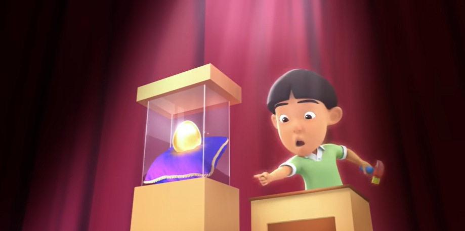 cuplikan episode Upin Ipin Angsa Putih (youtube.com/Les' Copaque Production)