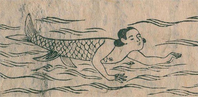 ilustrasi putri duyung (commons.wikimedia.org/Ihara Saikaku)