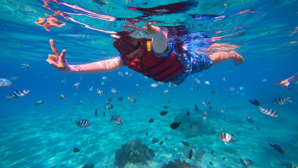 ilustrasi snorkeling (unsplash.com/Betty Sun)