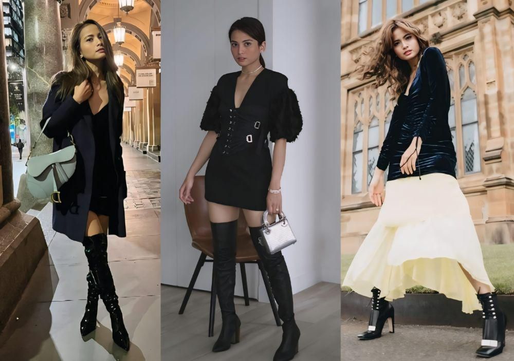 12 Ide OOTD dengan Sepatu Boots ala Acha Septriasa, Stand Out!