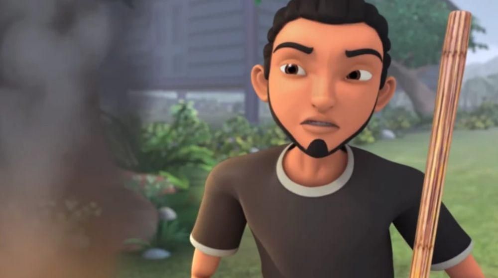 cuplikan episode Upin Ipin Bahaya Jerebu (youtube.com/Les' Copaque Production)