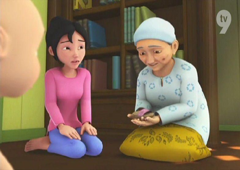 cuplikan episode Upin Ipin Terompah Opah (youtube.com/Les' Copaque Production)