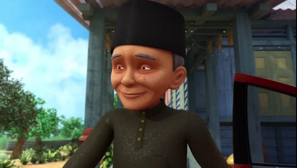 Tok Dalang di serial animasi Upin dan Ipin (youtube.com/Les' Copaque Production)
