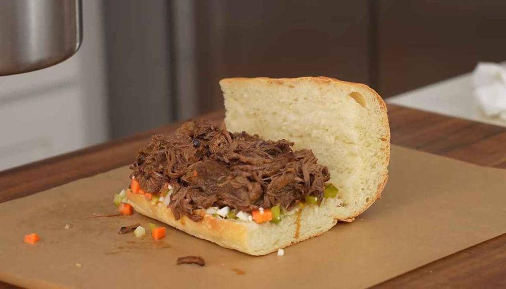 Chicago Italian Beef Sandwich