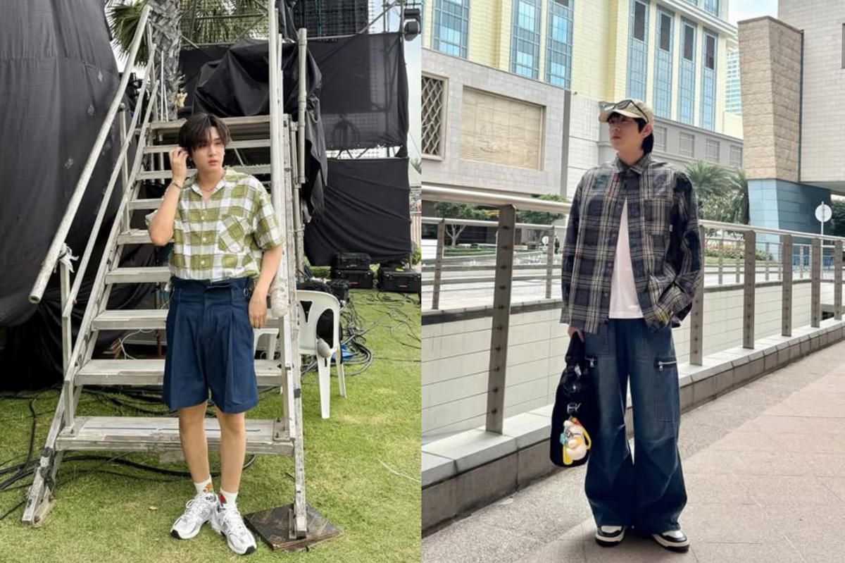 7 Inspirasi OOTD Pakai Kemeja Flanel ala Aktor Pon Thanapon, Modern Lumberjack!