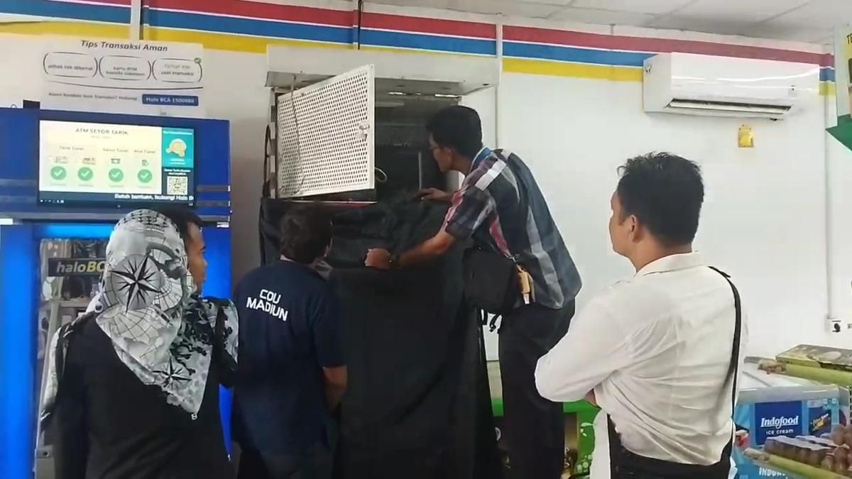 Polisi Pakai Scientific Crime Investigation Ungkap Pelaku Pembobol ATM BNI di Indomaret Magetan 