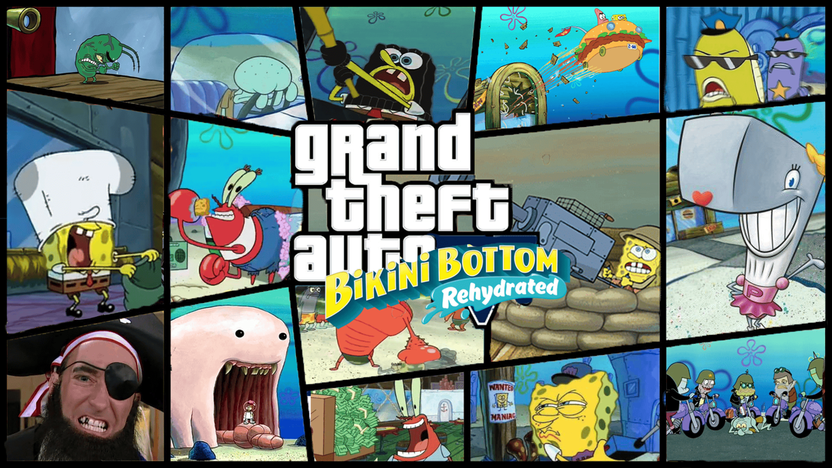 8 Meme SpongeBob Bertema GTA, Game Kesukaan Sejuta Umat