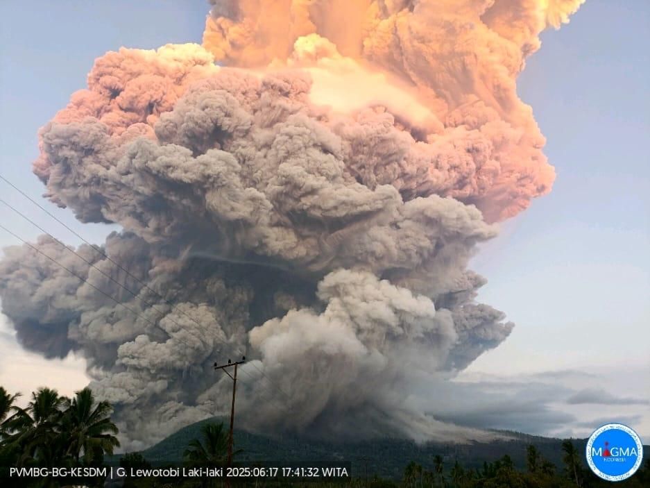Kemensos Kucurkan Rp4,8 Miliar untuk Penanganan Erupsi Gunung Lewotobi