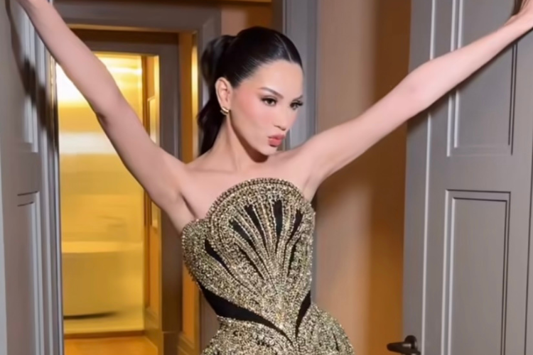 Gaya Alyssa Daguisé di After Party Pernikahan, Pakai Dress Tex Saverio