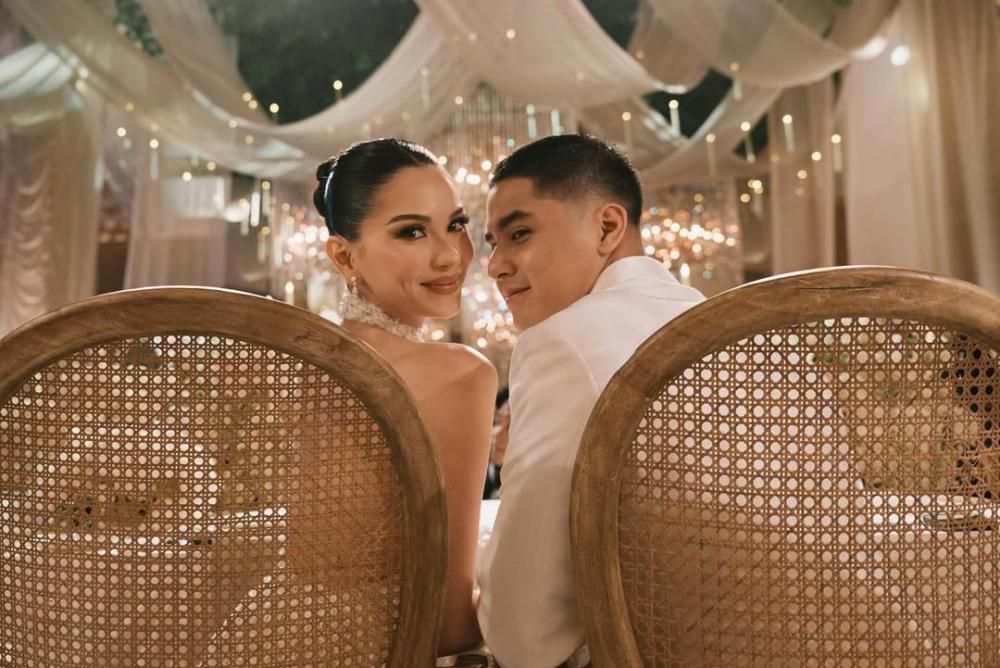 9 Potret Resepsi Pernikahan Al Ghazali dan Alyssa Daguise