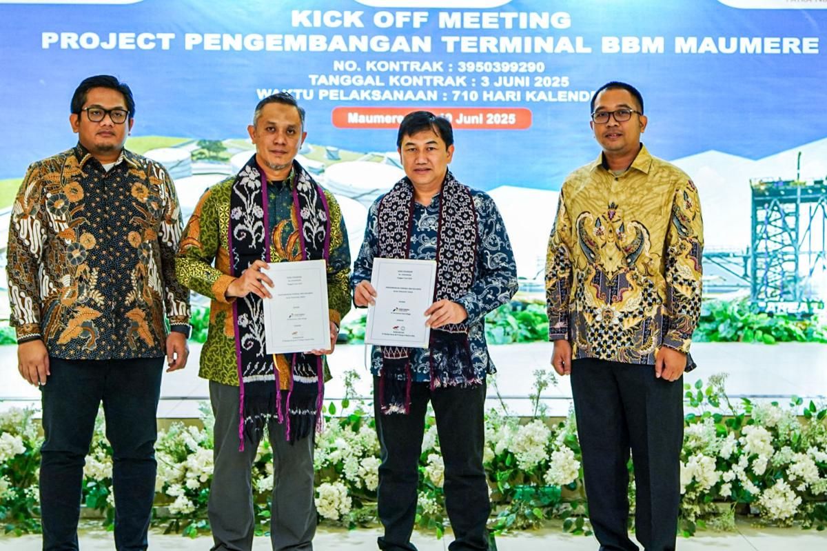 Terminal BBM Maumere Dibangun, Pertamina Patra Niaga Perkuat Akses Energi 