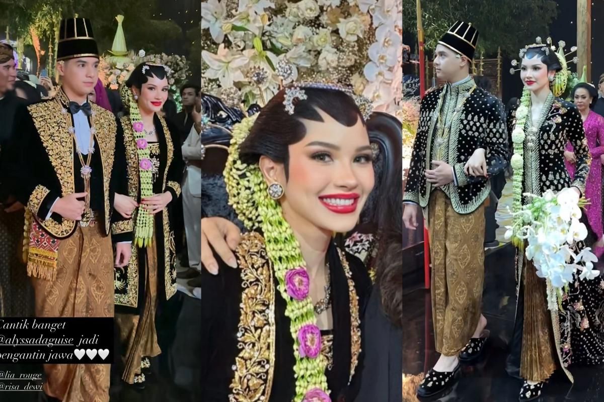 10 Gaya Kebaya dan Makeup Ngunduh Mantu Alyssa Daguise, Bikin Pangling dengan Paes!