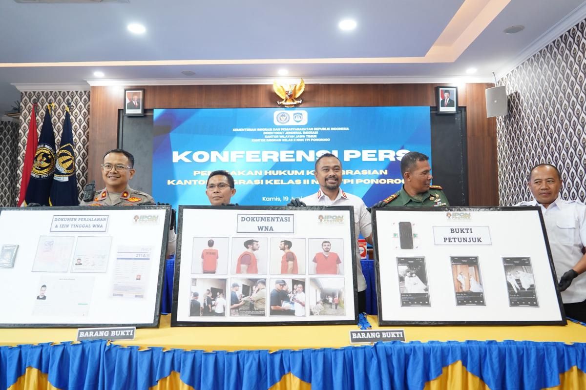 Imigrasi Ponorogo Amankan WNA Suriah yang Salahgunakan Izin Tinggal