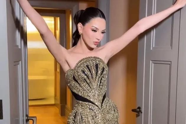 Detail Gaun hingga Make Up Alyssa Daguise saat After Party Pernikahan 