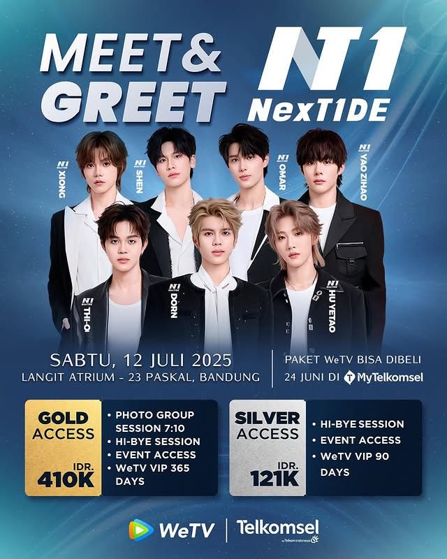 Harga Tiket Meet and Greet NexT1DE di Bandung 2025, Semua Kebagian Hi-Bye!