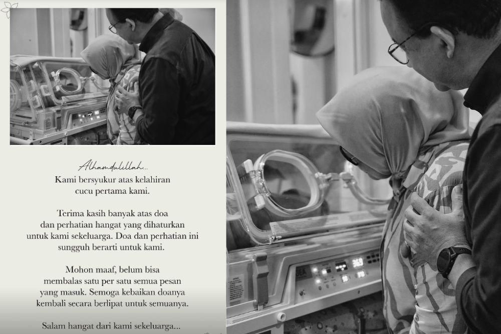 Anies Baswedan dan Fery Farhati Sambut Kelahiran Cucu Pertama