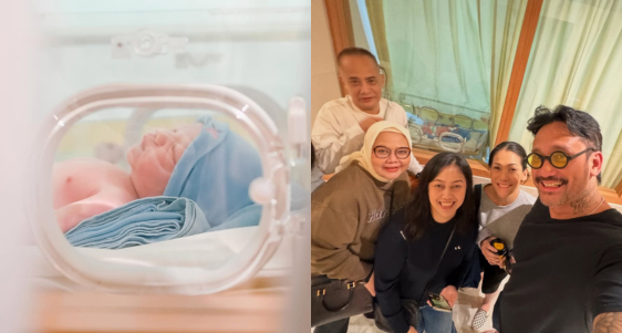6 Foto Baby Noa, Cucu Pertama Tora Sudiro dan Mieke Amalia