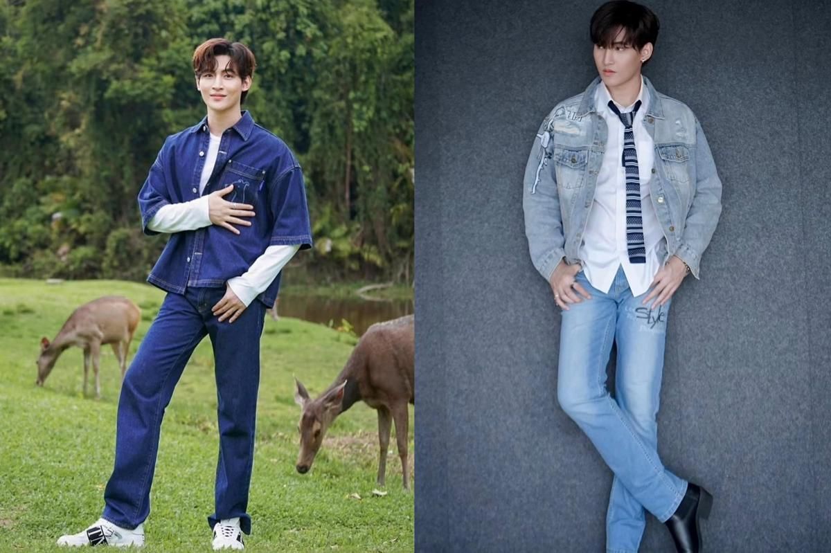 7 Inspirasi Outfit Denim on Denim ala Aktor Ohm Thitiwat, Effortlessly Sharp!